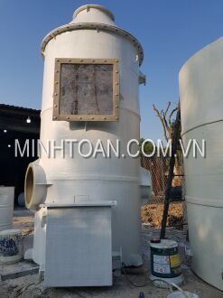 THÁP TRUNG HÒA KHÍ CLO BẰNG COMPOSITE