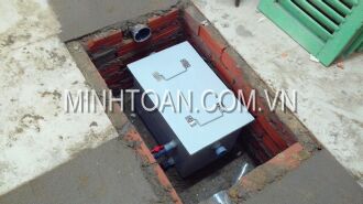 BỂ TÁCH MỠ NHÀ HÀNG BẰNG COMPOSITE