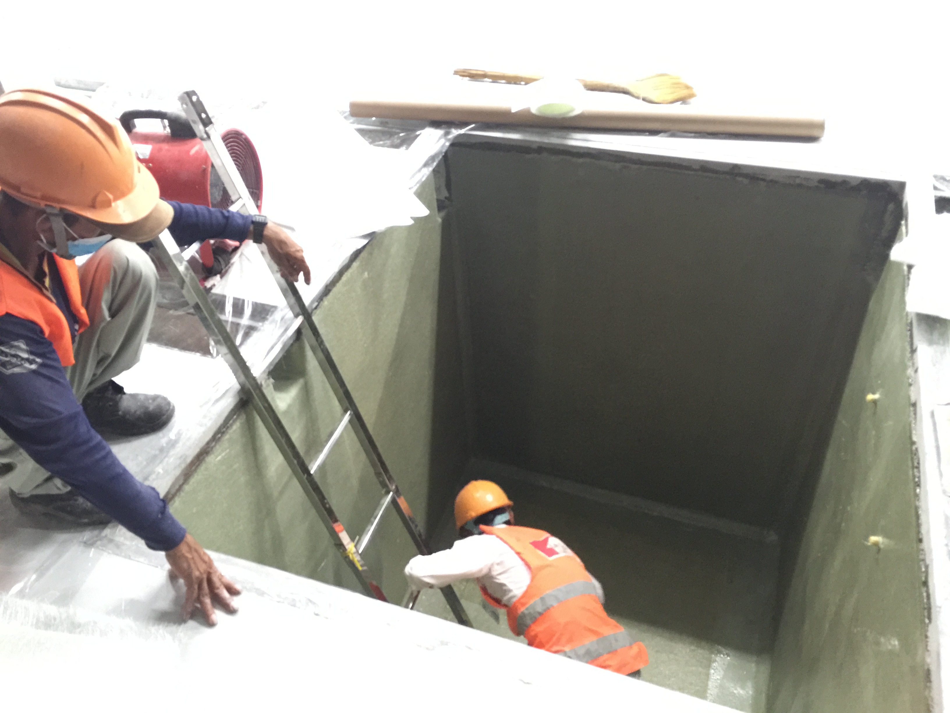 Minh Toàn FRP thi công bọc phủ Composite cho nhà máy YKK Nhật Bản
