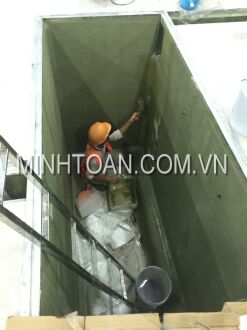 PHỦ COMPOSITE KHÁNG HÓA CHẤT TRÊN NỀN BÊ TÔNG HỐ GA THU NƯỚC THẢI